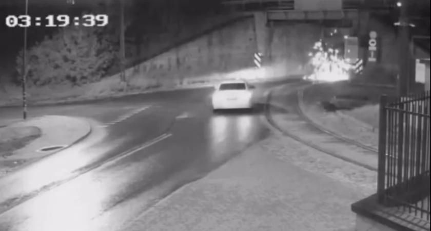 Wybuch obok zajezdni Tramwajów Śląskich. Przez kierowcę ciężarówki tramwaje stanęły na kilka godzni [WIDEO]