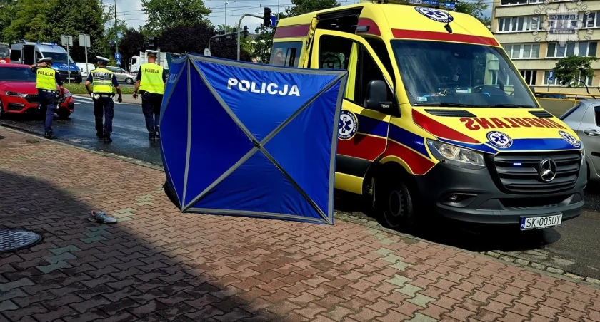 Policja ustaliła wstępną przyczynę śmiertelnego potrącenia pieszej na al. Korfantego