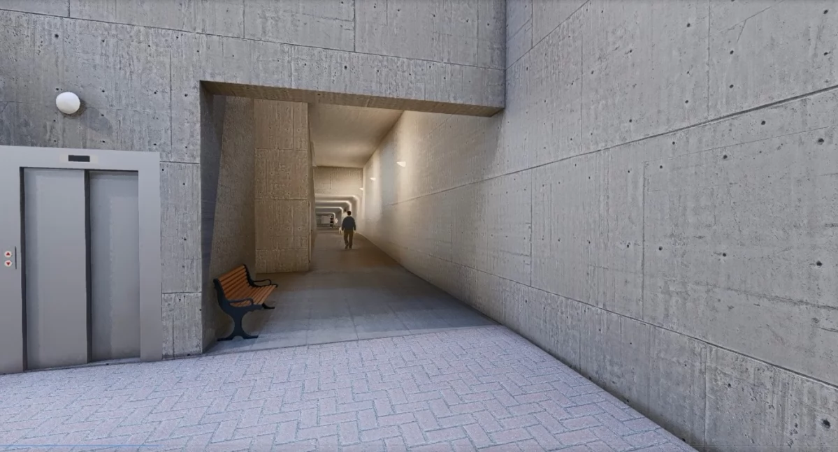 Tak będzie wyglądał tunel pomiędzy dworcem a wiaduktem nad Mikołowską. PKP PLK pokazuje wizualizacje