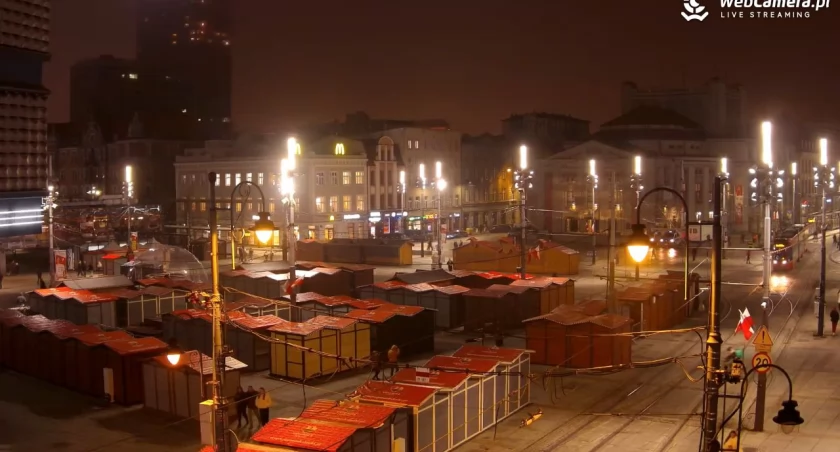 Nowa kamera na katowickim rynku. Można na żywo śledzić co się na nim dzieje