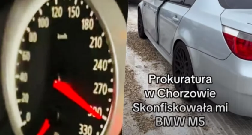 Jechali ponad 300 km/h na autostradzie A4 i to nagrywali. Prokuratura skonfiskowała BMW M5, a pasażer mówi o „medialnej nagonce”