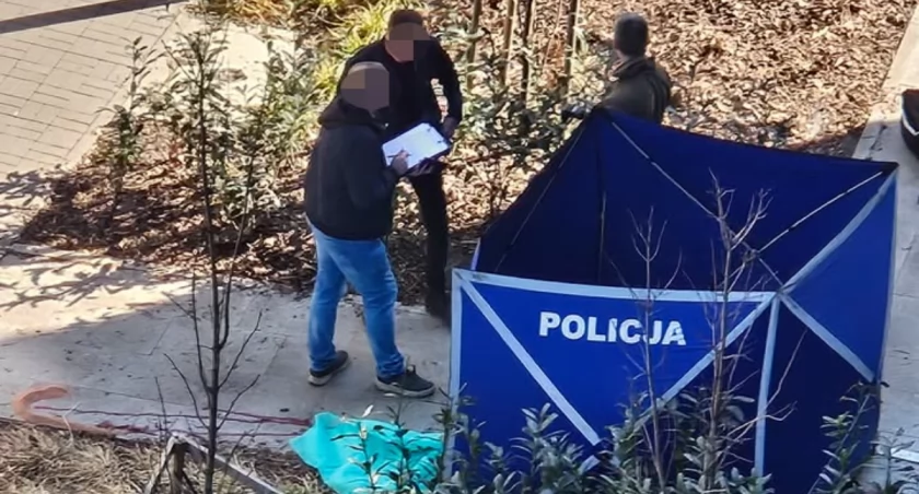 Kobieta zmarła po upadku z dużej wysokości w centrum Katowic