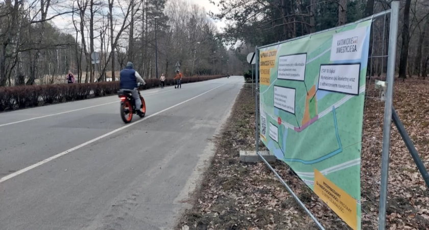 Objazd w Dolinie Trzech Stawów. Zaczyna się usuwanie szkód górniczych na rolkostradzie