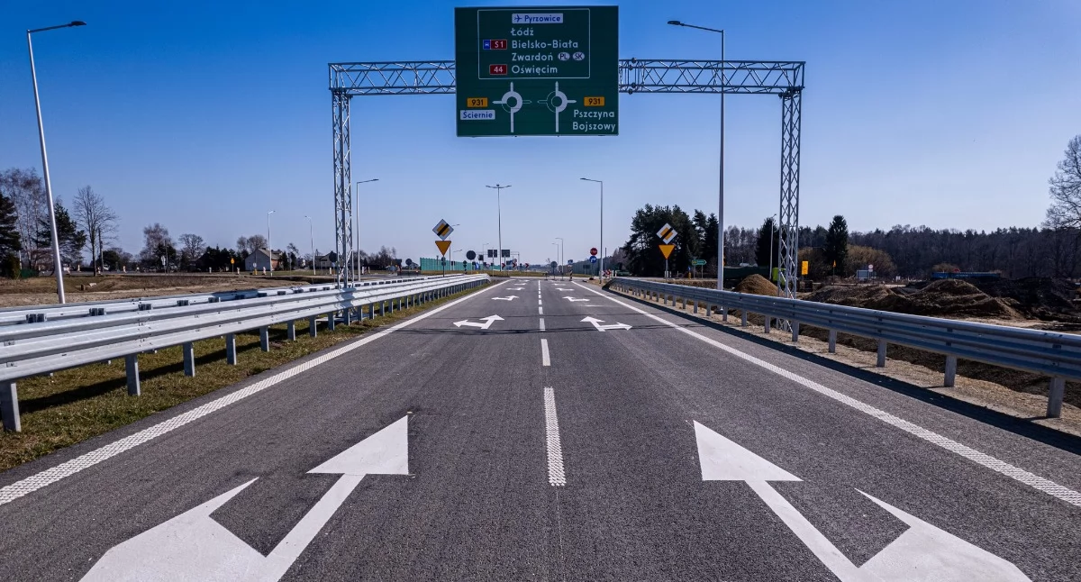 W poniedziałek 23 marca otwarcie kolejnego odcinka drogi ekspresowej S1