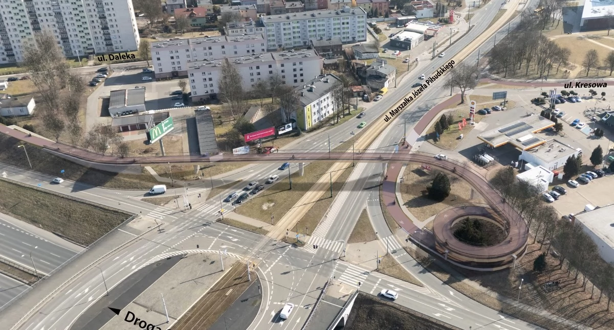 Sosnowiec buduje velostradę do Katowic, czyli donikąd