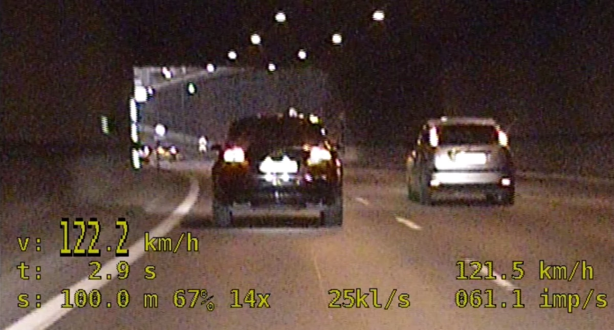 Jechał ponad 120 km/h przez tunel w Katowicach. Okazało się, że był poszukiwany do odbycia kary więzienia