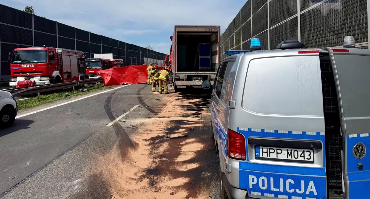 Poważny wypadek na trasie S1. Droga jest zablokowana, lądował helikopter LPR
