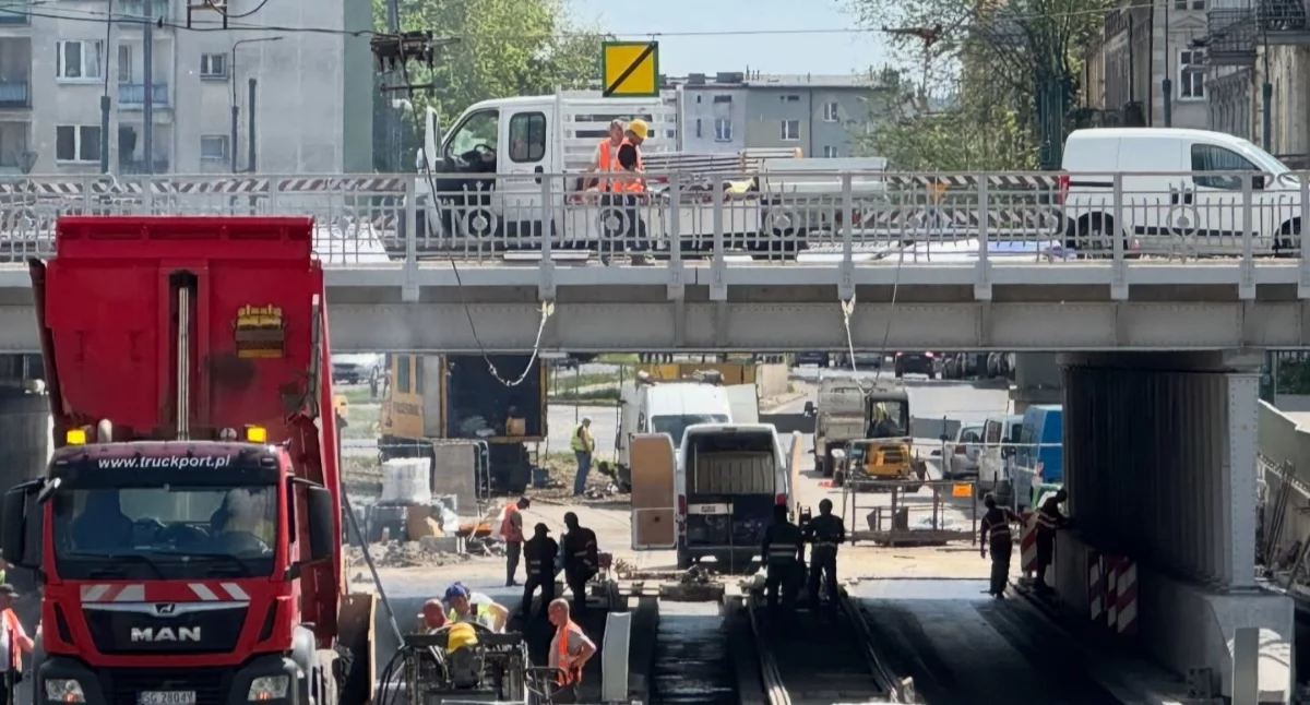 Otwarcie przejazdu pod wiaduktem w Sosnowcu. Tramwaje w Katowicach pojadą jednym torem