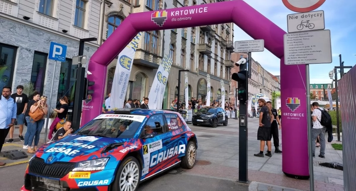 Rajd Polski sparaliżuje w piątek ruch w centrum Katowic. Zamkniętych zostanie wiele ulic