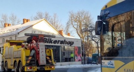 Autobus PKM-u Katowice rozładował się podczas kursu.&hellip;