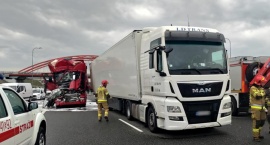 Autostrada A1 jest zablokowana. Samochód osobowy zos&hellip;