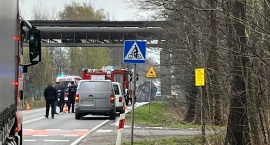 Śmiertelny wypadek w Katowicach. Samochód uderzył w wiadukt