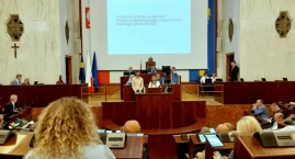 Blokada mównicy i oburzenie obrońców Parku Śląskiego. Budzący kontrowersje audyt krajobrazowy został przegłosowany