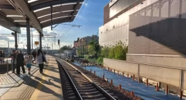 W Katowicach już zaczął powstawać nowy tunel. Prace dobrze widać z peronu