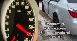 Jechali ponad 300 km/h na autostradzie A4 i to nagrywali. Prokuratura skonfiskowała BMW M5, a pasażer mówi o „medialnej nagonce”