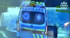 Ambulans na sygnale jechał niebezpiecznie. Kierowca był pijany