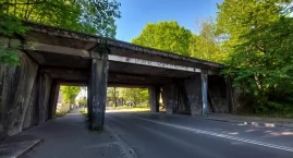 Wiadukt, którym jeździły pociągi do KWK Katowice, mi&hellip;