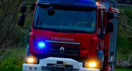 Nocny pożar w Katowicach. Mieszkańcy usłyszeli głośny huk