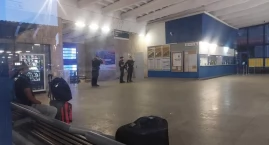 Nocna ewakuacja dworca PKP w Katowicach