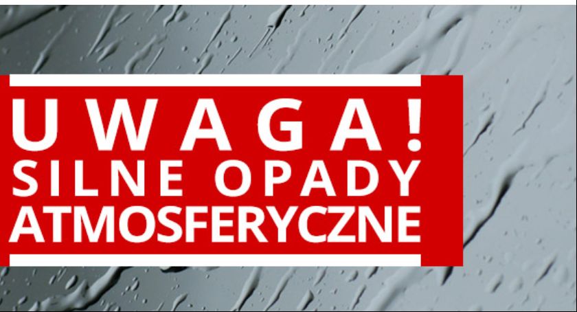 Uwaga! Prognozowane są intensywne opady! 