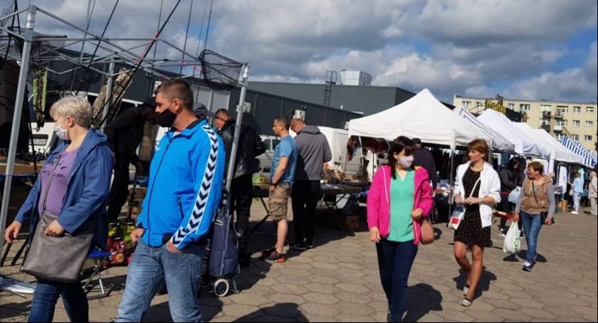 Na targowisku w Łowiczu wirusa brak