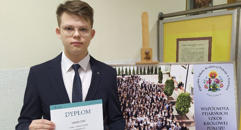 Uczeń Pijarskiej laureatem konkursu fizycznego
