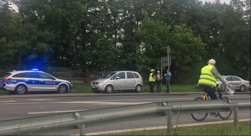 Kolizja na skrzyżowaniu u.Długiej z DK14