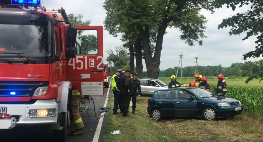 Wypadek w miejscowości Arkadia. Bus wjechał w tył samochodu osobowego (FOTO i VIDEO) AKTUALIZACJA !!!