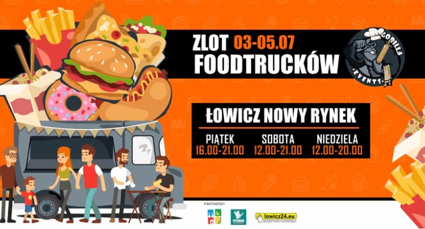 Zlot food trucków w Łowiczu