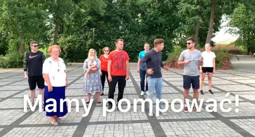 #GaszynChallenge. Łowickie stowarzyszenia i nauczyciele pompują w szczytnym celu (VIDEO)
