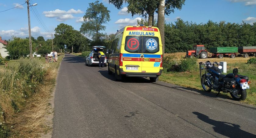 Różyce: pies wbiegł wprost pod koła motocykla