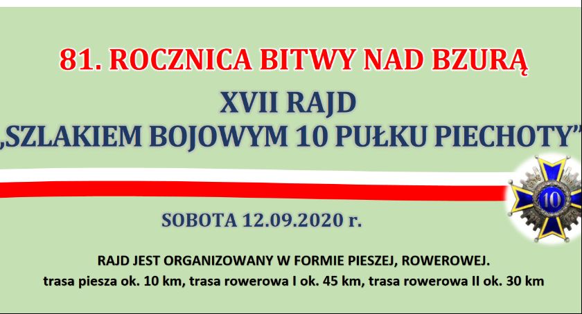 W sobotę rajd Szlakiem Bojowym 10 PP