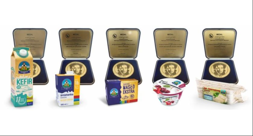 Okręgowa Spółdzielnia Mleczarska w Łowiczu ze złotymi medalami 