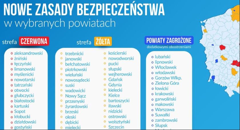 Koronawirus. Łowicz na liście powiatów zagrożonych