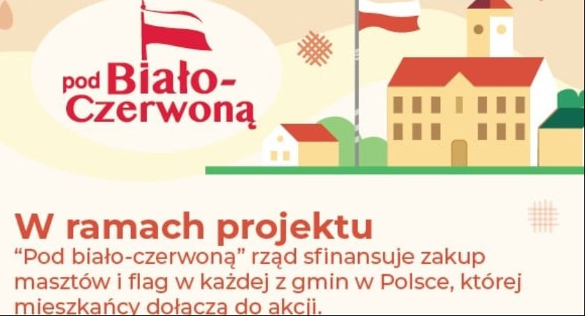 Łowickie gminy walczą o flagę i maszt z polską flagą w konkursie Pod biało-czerwoną 