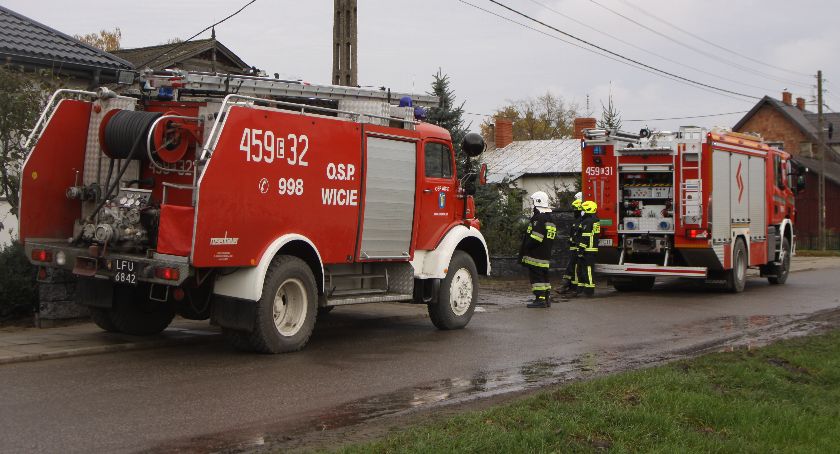 Pożar domu w Boczkach Chełmońskich