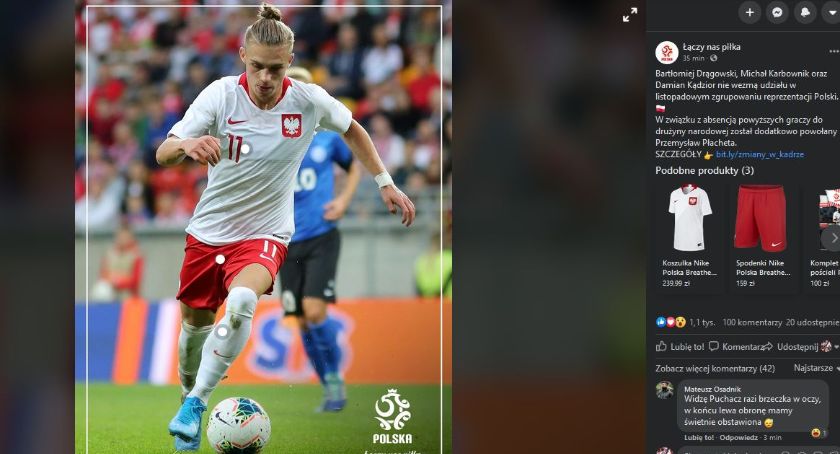 Dwóch łowiczan powołanych na zgrupowanie piłkarskiej reprezentacji Polski