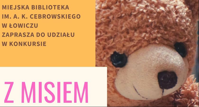 Z misiem w tytule. Konkurs plastyczny biblioteki miejskiej