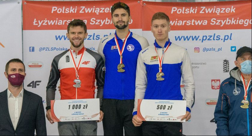 Panczenista Artur Janicki, mieszkaniec powiatu łowickiego, wicemistrzem Polski w wieloboju