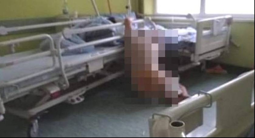 Mamy drugie oświadczenie dyrekcji zgierskiego szpitala w sprawie zdjęć pacjentki leżącej na podłodze