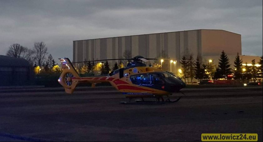 LPR na targowisku. Nie było wolnej karetki, transport poszkodowanego do śmigłowca zapewnili strażacy (FOTO i VIDEO) !AKTUALIZACJA!