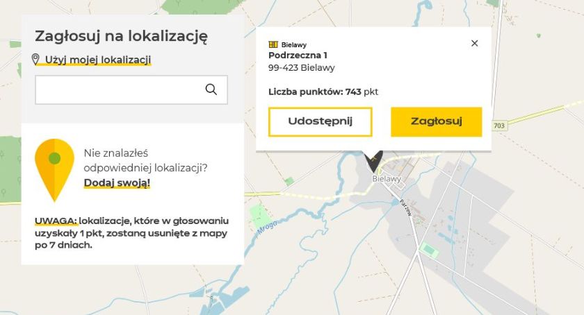 Paczkomat InPost w Bielawach? Trwa głosowanie