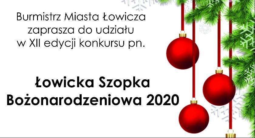 Ruszyła 12. edycja konkursu na Łowicką Szopkę Bożonarodzeniową