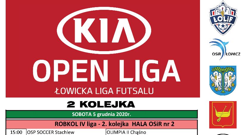 Łowicka Liga Futsalu. Plan gier 2. kolejki