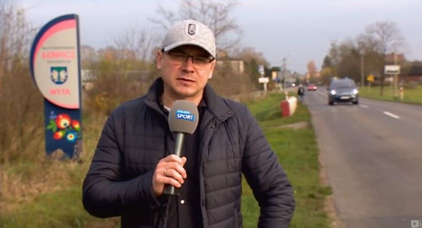 Ekipa Polsat Sport w Łowiczu (VIDEO)