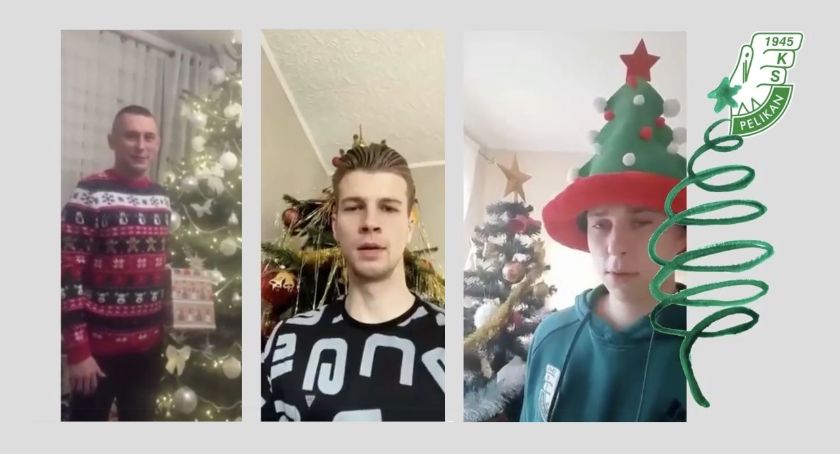 Piłkarze i działacze Pelikana życzą Wesołych Świąt (VIDEO)