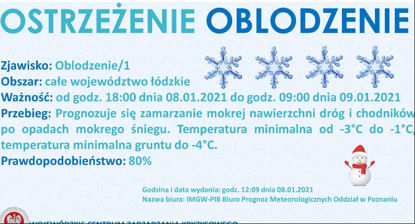 Uwaga, oblodzenie na drogach. Synoptycy wydali ostrzeżenie!