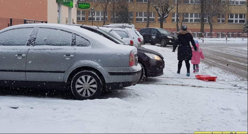 Zimowa aura zawitała do naszego miasta (ZDJĘCIA)