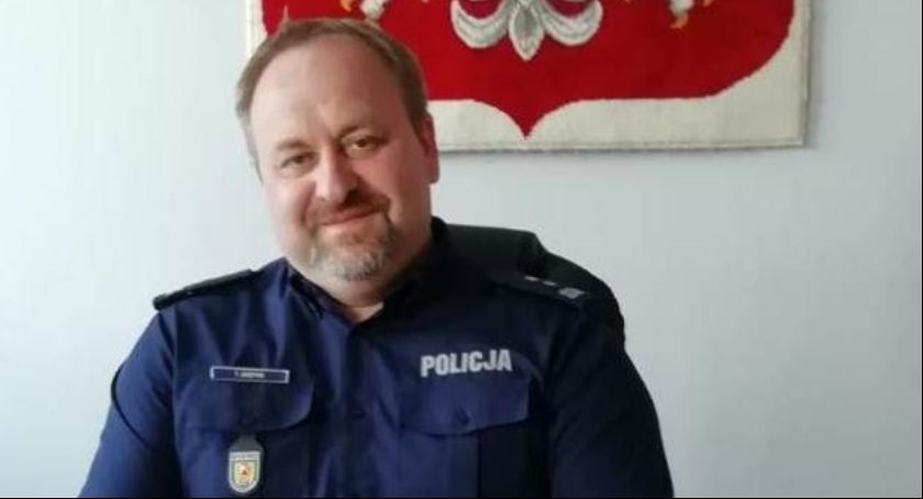 Komendant łowickiej policji, Tomasz Jarzyna, odszedł na emeryturę