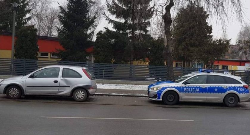 Kolizja na ul. Sikorskiego w Łowiczu